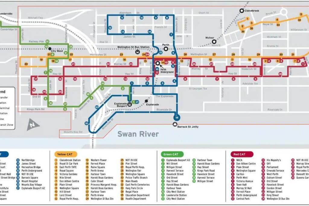 City & Lakeside With Free Parking, Pool And 10 Mins Walk Into The City เพิร์ท ภายนอก รูปภาพ